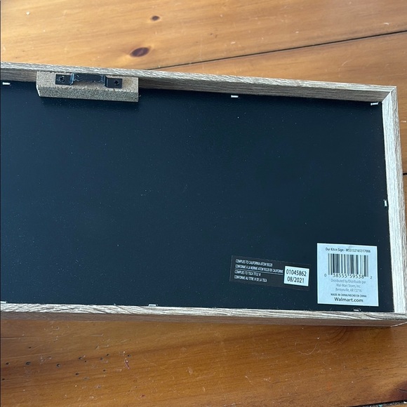 Rustic Wall Sign White & Brown Our Kitchen if I had to stir it, it’s homemade - Picture 6 of 6